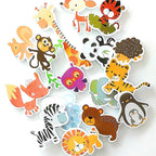 Supply EVA foam toys floating small animals children's educational bathroom bath stickers eva animal set wholesale