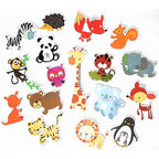 Supply EVA foam toys floating small animals children's educational bathroom bath stickers eva animal set wholesale