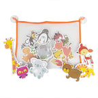 Supply EVA foam toys floating small animals children's educational bathroom bath stickers eva animal set wholesale