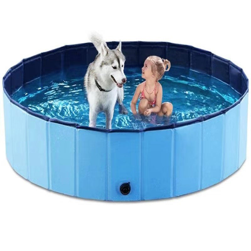 Composite cloth folding pet pool swimming pool dog cat bathing pool paddling pool bath pet bath tub