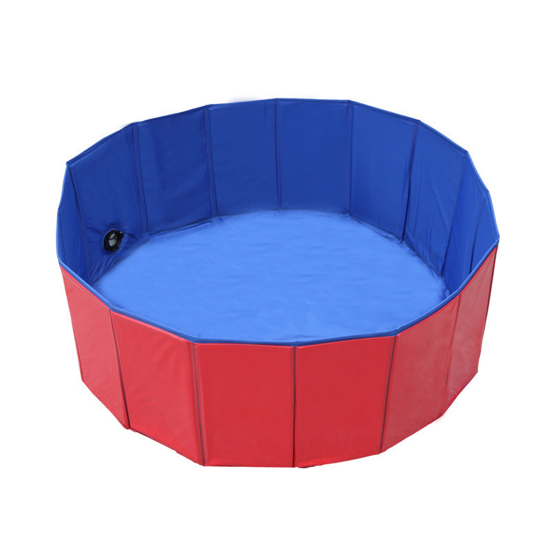 Composite cloth folding pet pool swimming pool dog cat bathing pool paddling pool bath pet bath tub