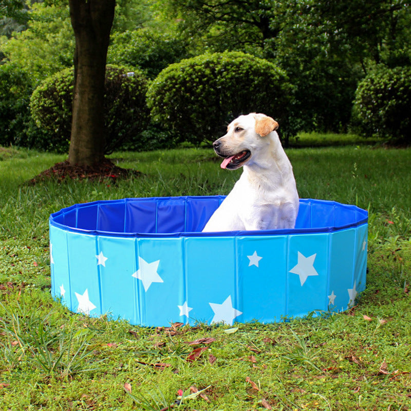 Pet bath tub portable dog cat bath tub bath tub folding pool swimming pool pet supplies