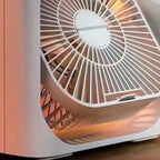 Cross-border new small air cooler five-hole spray fan usb desktop humidification air conditioning cooling fan cooler fan