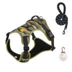 Cross-border dog traction rope explosion-proof large dog chest harness reflective large dog dog rope vest-style outdoor dog walking rope