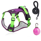 Cross-border dog traction rope explosion-proof large dog chest harness reflective large dog dog rope vest-style outdoor dog walking rope