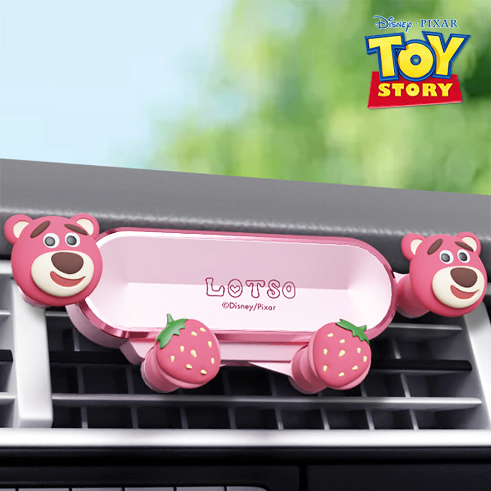 Hello Kitty mobile phone car holder air outlet car navigation holder suction cup car support car fixed car