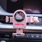 Hello Kitty mobile phone car holder air outlet car navigation holder suction cup car support car fixed car