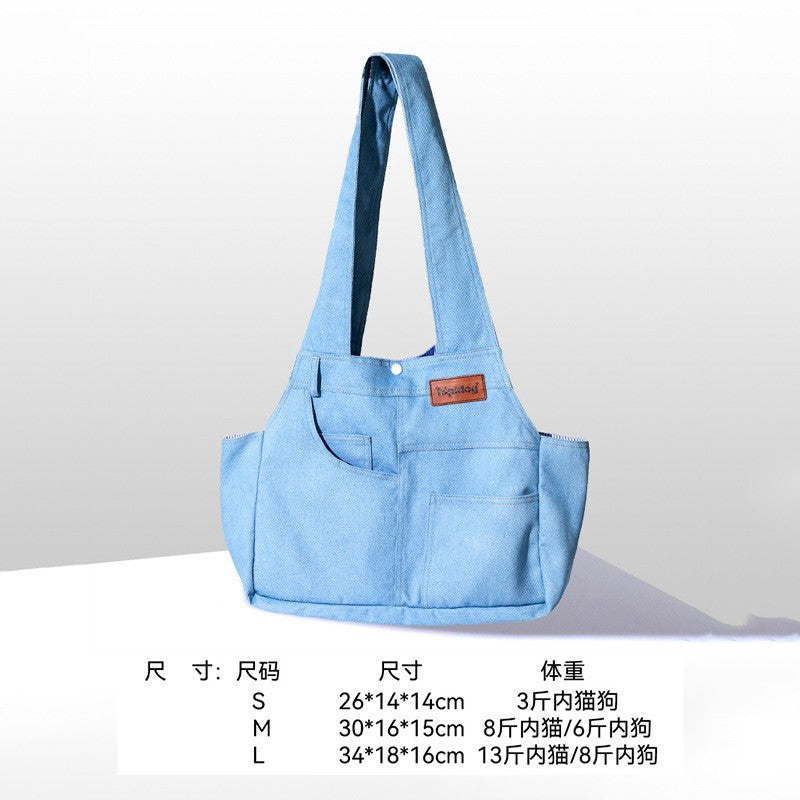 Small bee animal shape pet going out bag with exposed head shoulder bag for kittens and dogs portable cat bag pet backpack