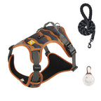Cross-border dog traction rope explosion-proof large dog chest harness reflective large dog dog rope vest-style outdoor dog walking rope