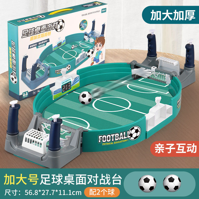 Children's table football double battle table tabletop tabletop game football field game parent-child interactive ejection toy for boys