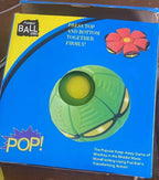 Bouncy ball, flying saucer ball, bouncing ball, foot deformation, stepping ball, children's ball toy stall, luminous factory wholesale