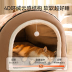 Large dog kennel winter warm dog house removable and washable dog bed four seasons large dog house type pet sleeping supplies