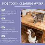 YEGBONG Drinkable Pet Mouthwash: Gently protects pets' oral hygiene, cleans tartar, and removes odors.