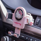 Hello Kitty mobile phone car holder air outlet car navigation holder suction cup car support car fixed car
