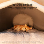 Large dog kennel winter warm dog house removable and washable dog bed four seasons large dog house type pet sleeping supplies
