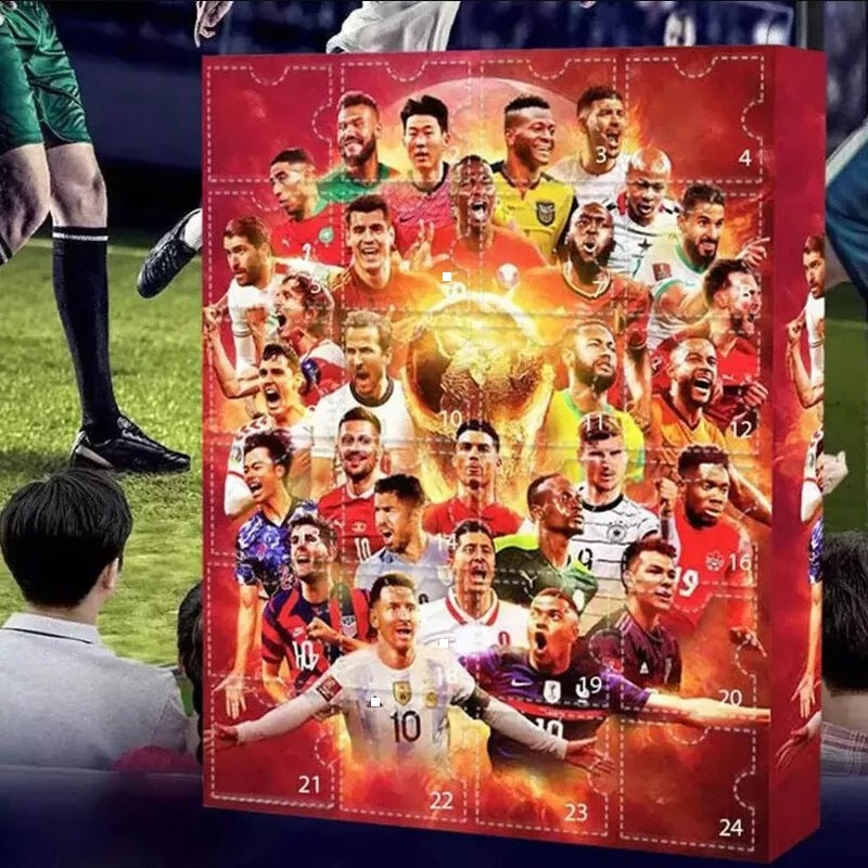 Cross-border football blind box World Cup PVC football star figurines football star blind boxes arrive in the football world figurines