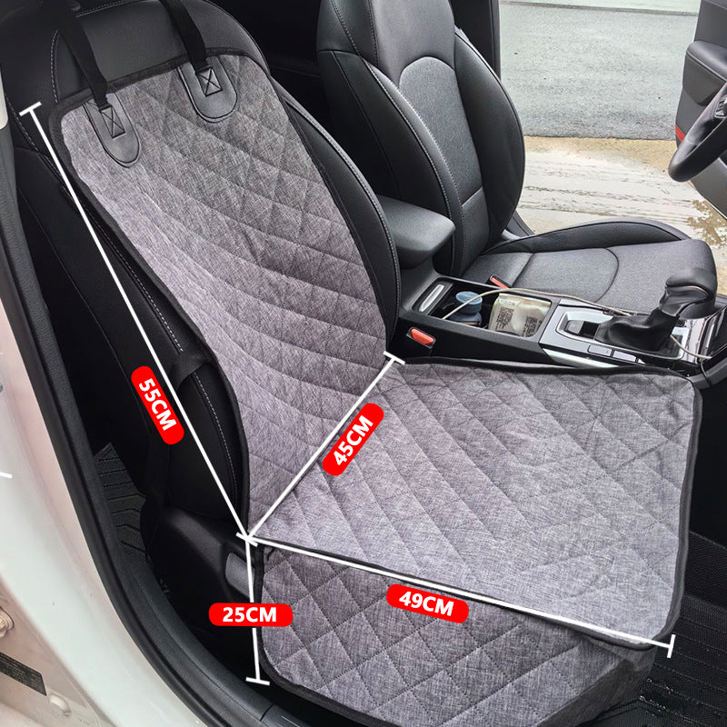 Pet car mat rear seat car seat cushion medium and large dog anti-dirty car artifact people and pets sit together dog mat
