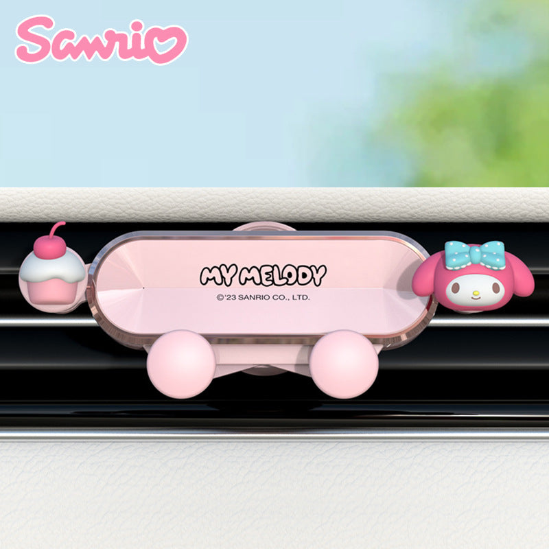 Hello Kitty mobile phone car holder air outlet car navigation holder suction cup car support car fixed car