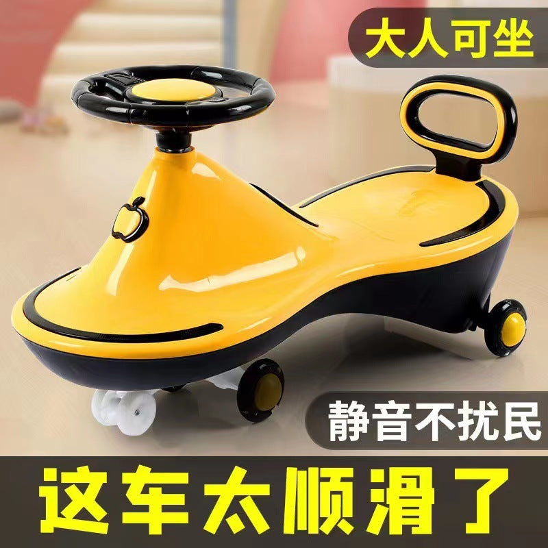 Good baby children twisting car 1-3-6 years old yo-yo car rocking car Niuniu car walker baby slide car