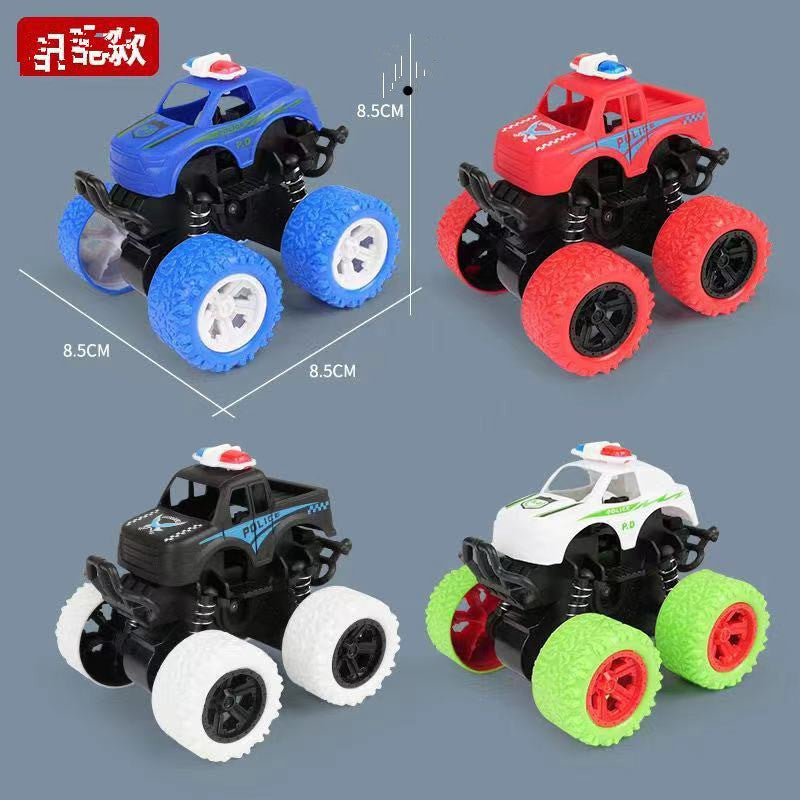 Inertia car off-road fall-resistant stunt car dinosaur toy car simulation engineering car model car stall wholesale