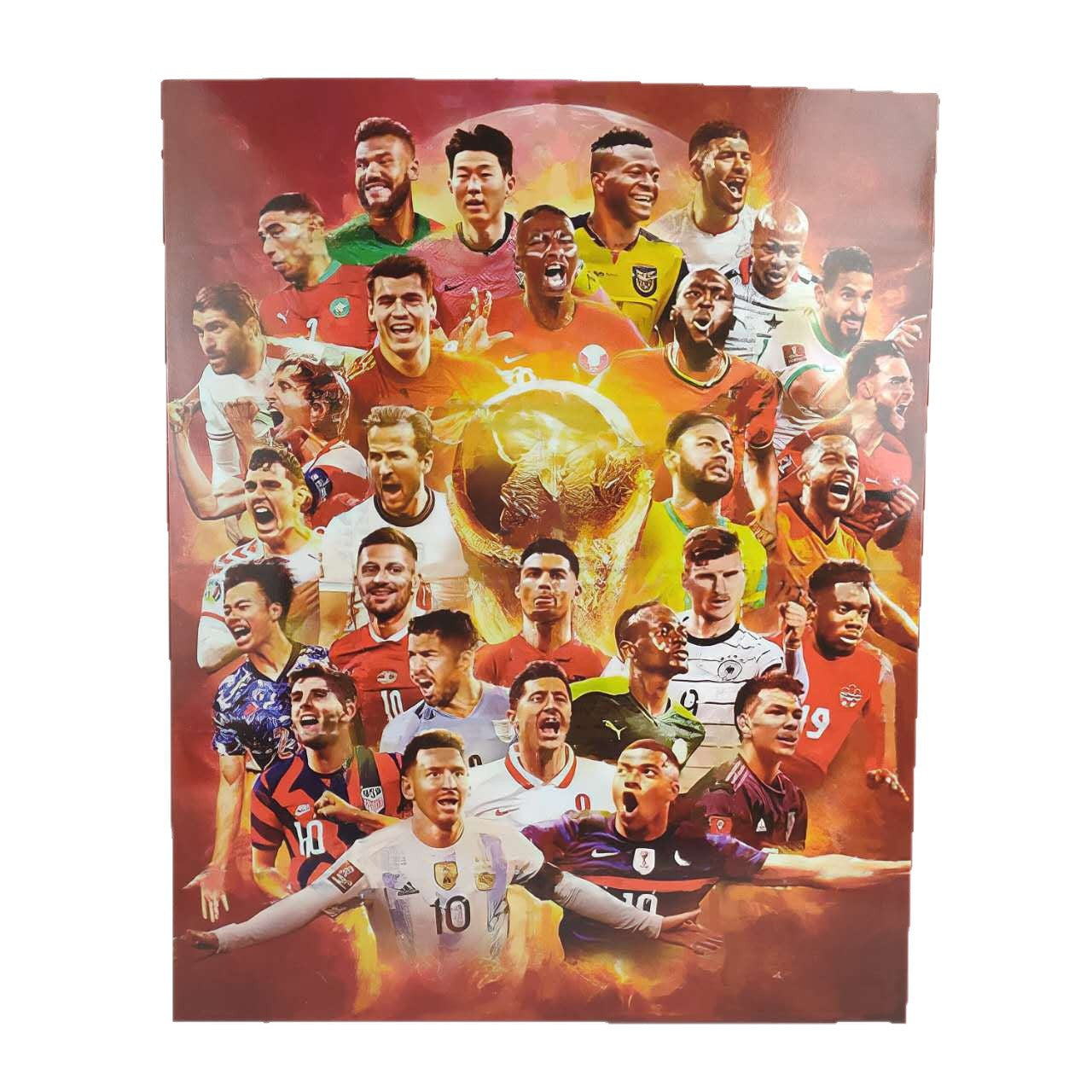 Cross-border football blind box World Cup PVC football star figurines football star blind boxes arrive in the football world figurines