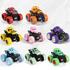 Inertia car off-road fall-resistant stunt car dinosaur toy car simulation engineering car model car stall wholesale