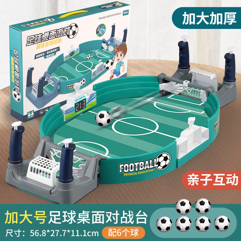 Children's table football double battle table tabletop tabletop game football field game parent-child interactive ejection toy for boys