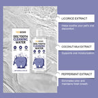 YEGBONG Drinkable Pet Mouthwash: Gently protects pets' oral hygiene, cleans tartar, and removes odors.