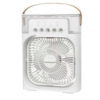 Cross-border new small air cooler five-hole spray fan usb desktop humidification air conditioning cooling fan cooler fan