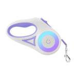 New LED luminous dog leash pet traction rope automatic retractable dog walking rope dog leash dog supplies rope