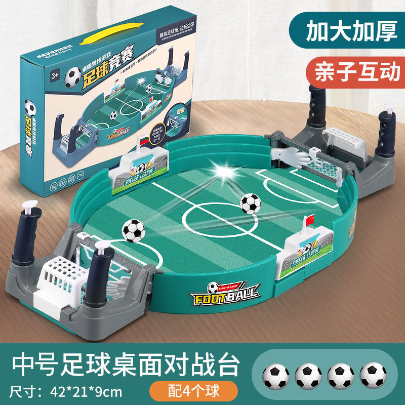 Children's table football double battle table tabletop tabletop game football field game parent-child interactive ejection toy for boys
