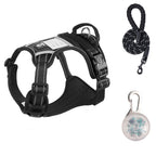 Cross-border dog traction rope explosion-proof large dog chest harness reflective large dog dog rope vest-style outdoor dog walking rope
