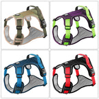 Cross-border dog traction rope explosion-proof large dog chest harness reflective large dog dog rope vest-style outdoor dog walking rope
