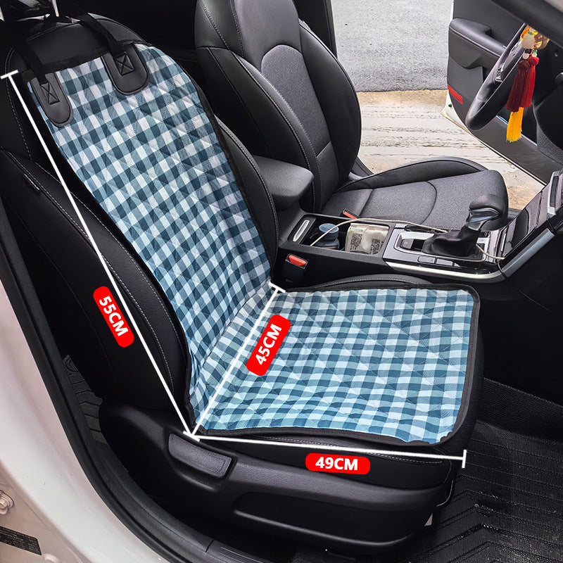 Pet car mat rear seat car seat cushion medium and large dog anti-dirty car artifact people and pets sit together dog mat