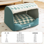 Large dog kennel winter warm dog house removable and washable dog bed four seasons large dog house type pet sleeping supplies