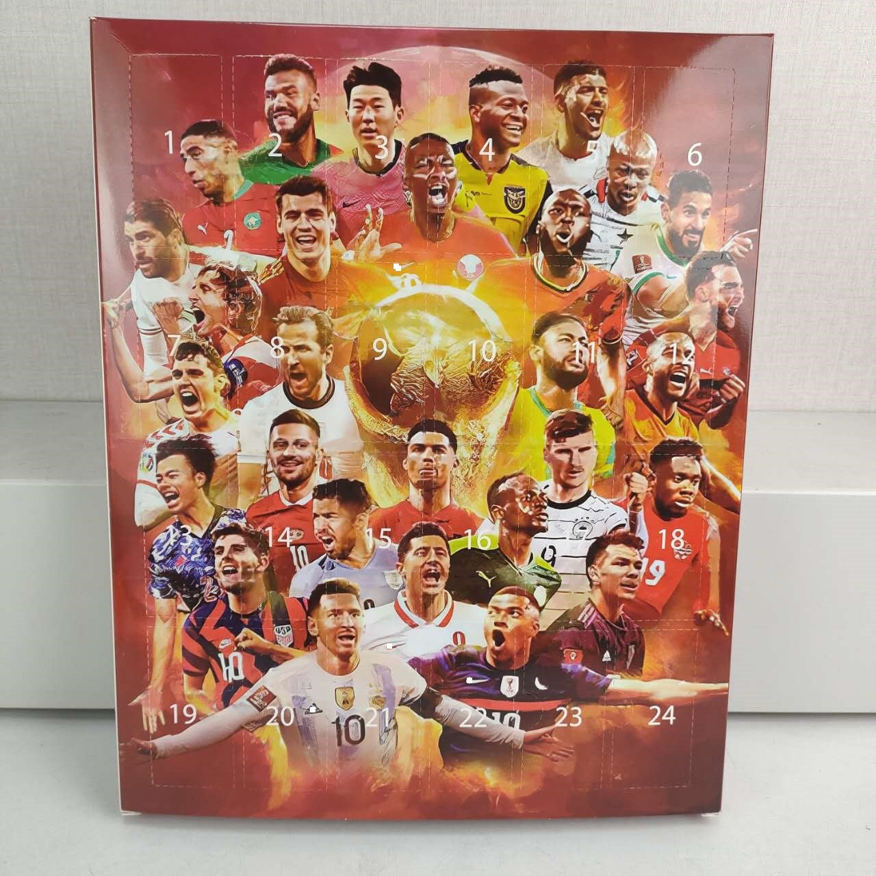 Cross-border football blind box World Cup PVC football star figurines football star blind boxes arrive in the football world figurines